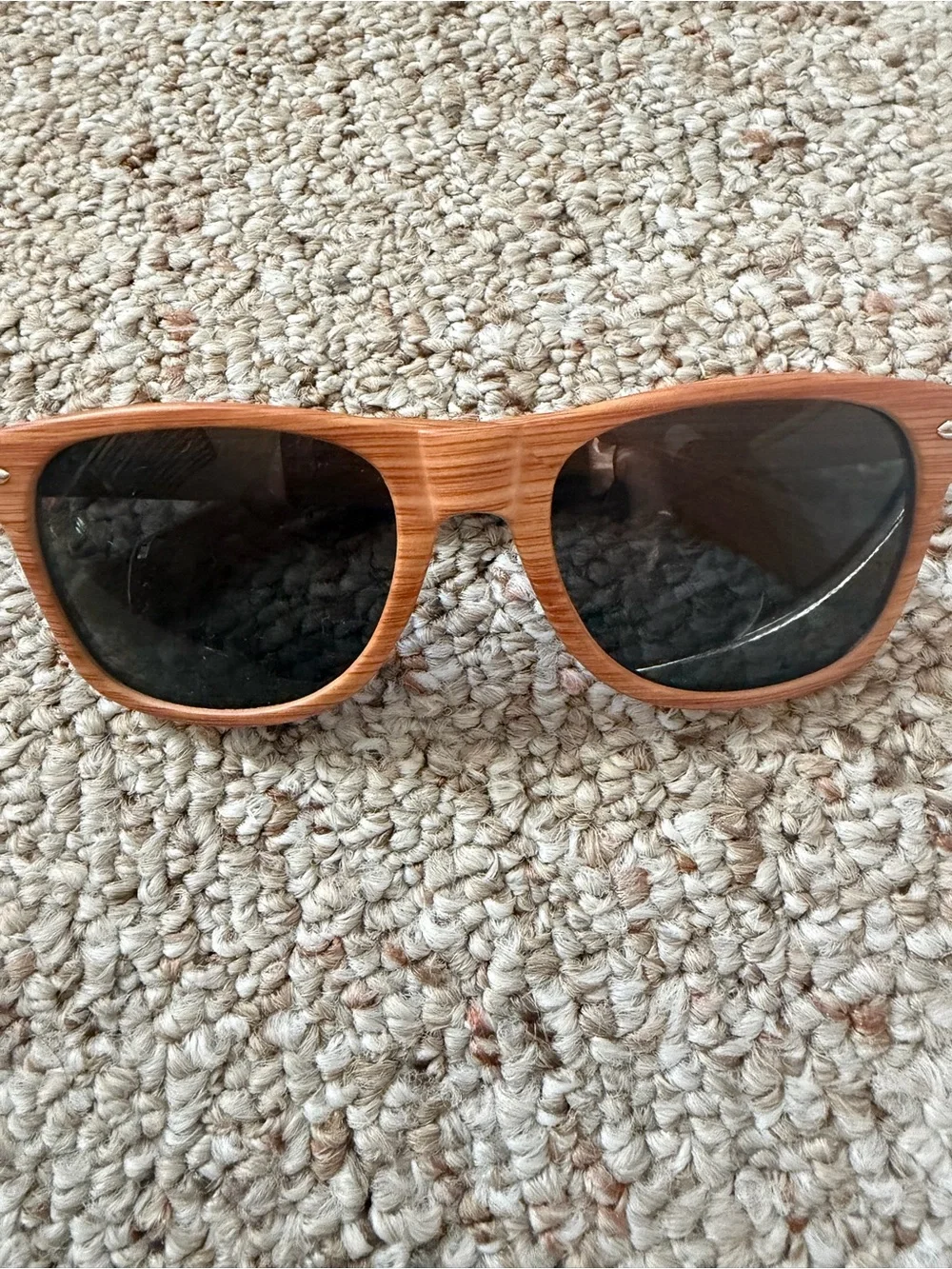 New NWOT Unisex men’s women’s accessory sunglasses glasses plastic wood natural